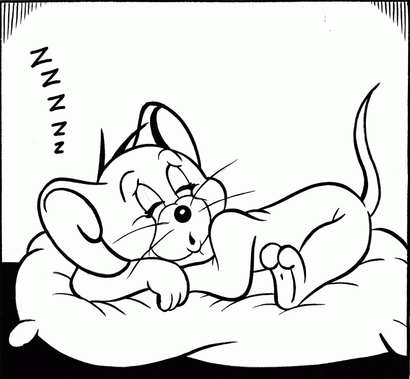 Cool Tom and Jerry 32 Coloring Page