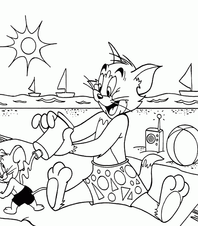 Tom and Jerry 34 For Kids Coloring Page