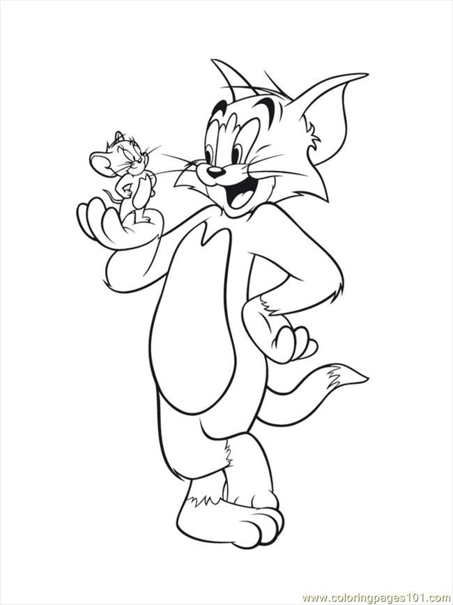 Tom and Jerry 35 Cool Coloring Page