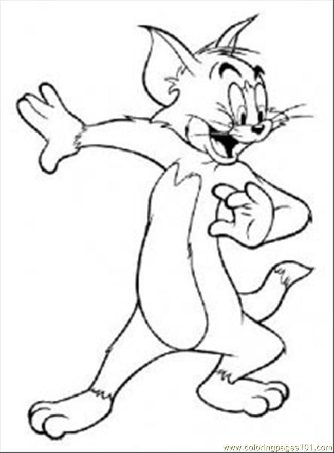 Tom and Jerry 37 Cool Coloring Page