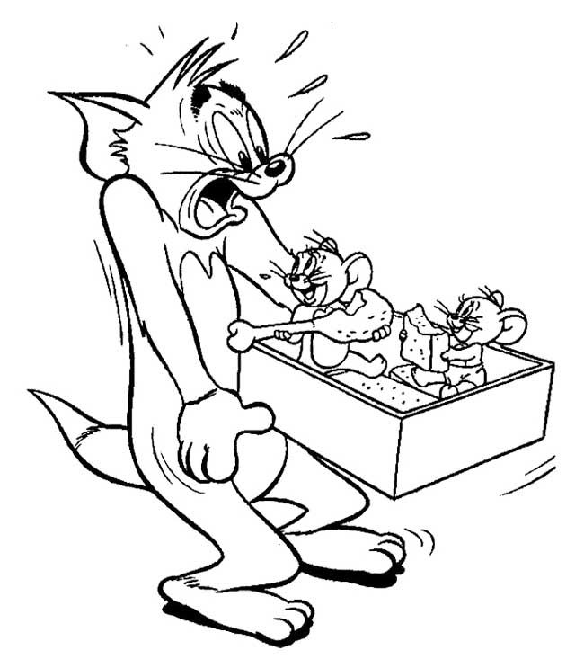 Cool Tom and Jerry 40 Coloring Page