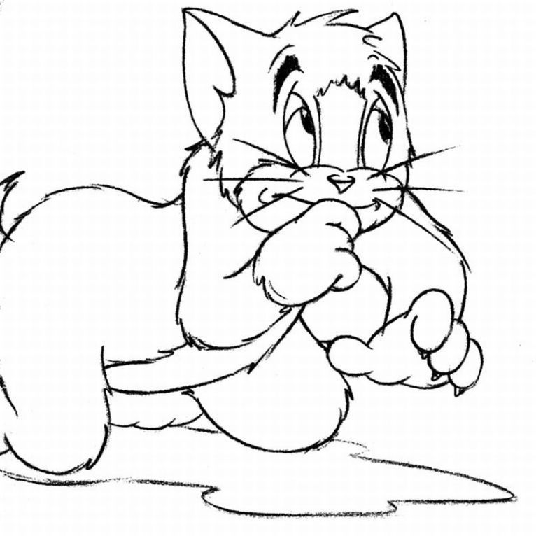 Tom and Jerry 41 Cool Coloring Page
