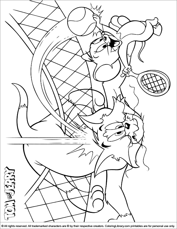 Tom and Jerry 46 For Kids Coloring Page