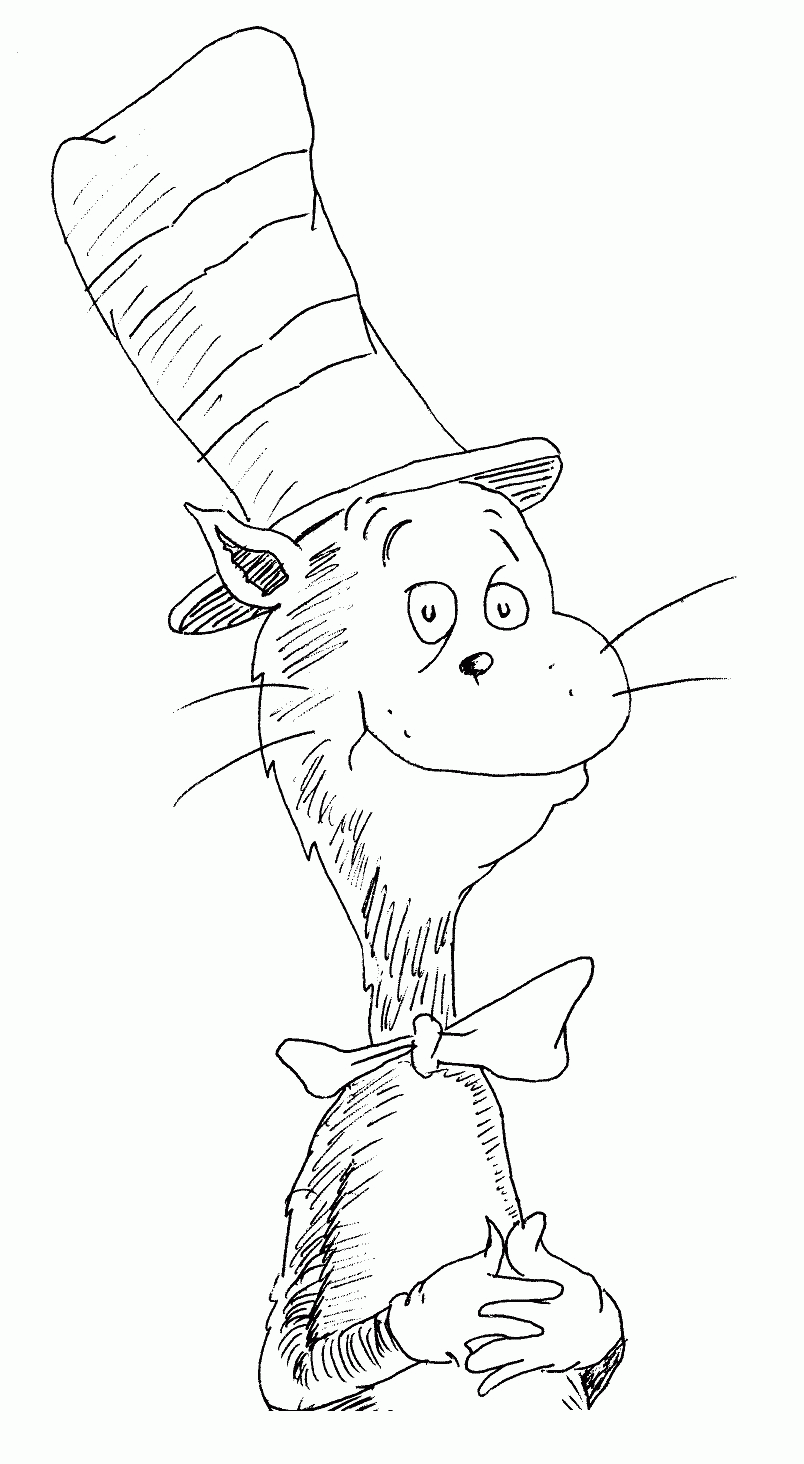 Cool Top Hat 17 Coloring Page