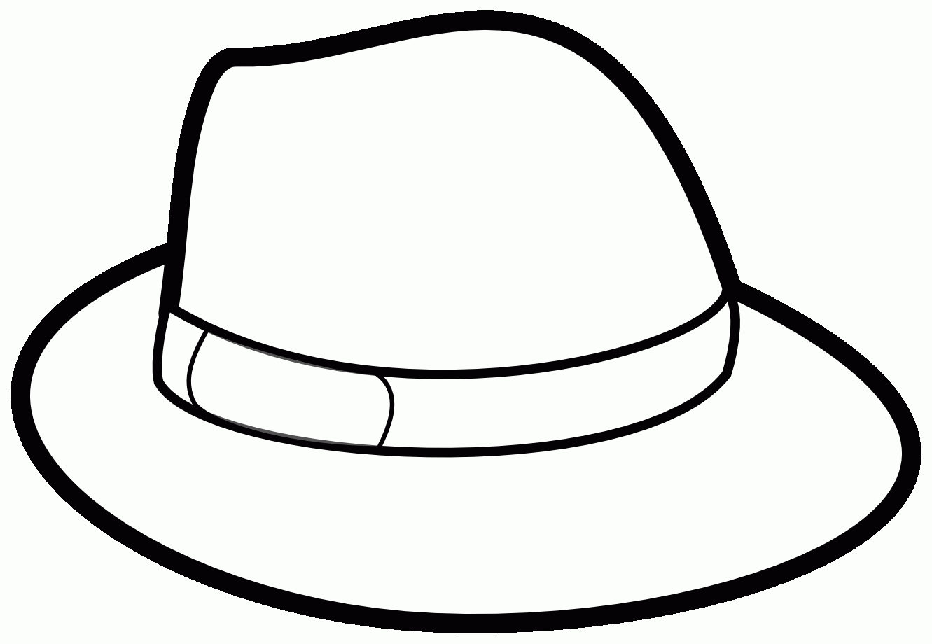 Top Hat 18 Cool Coloring Page