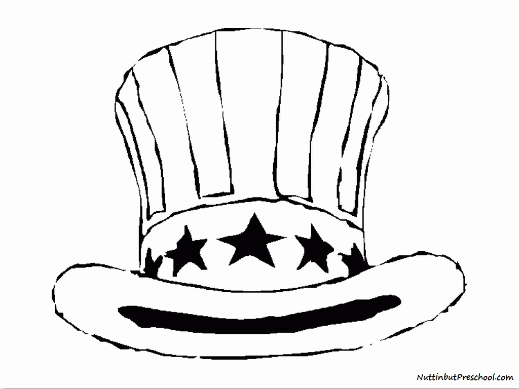 Top Hat 2 Cool Coloring Page