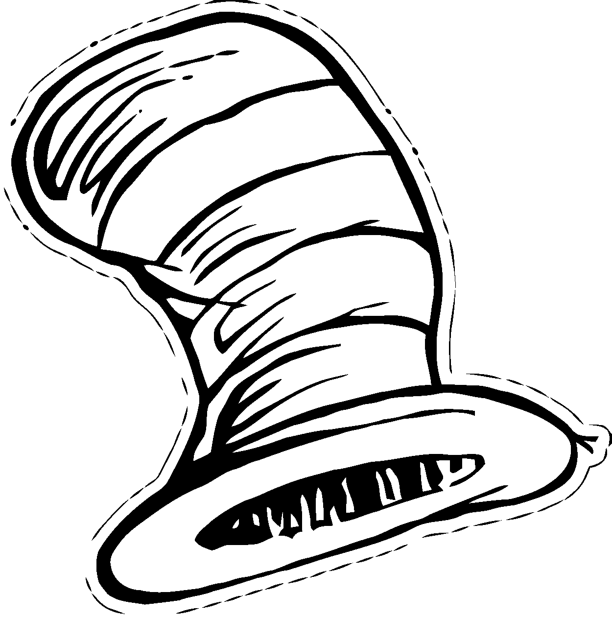 Top Hat 24 Cool Coloring Page