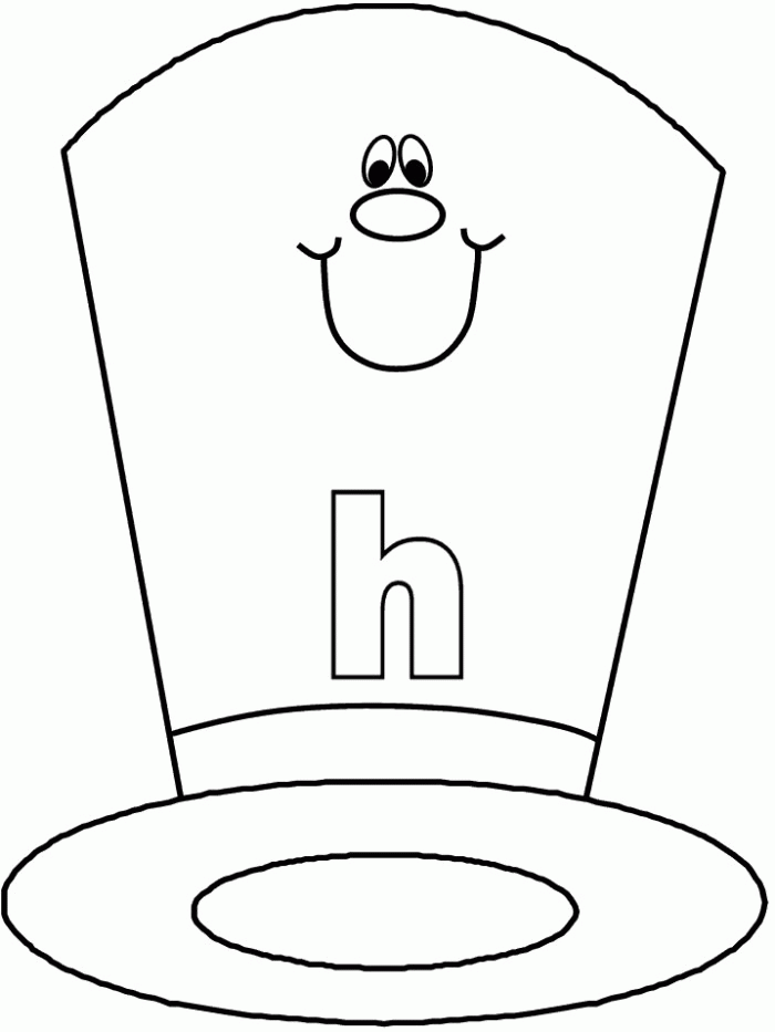 Top Hat 4 Cool Coloring Page