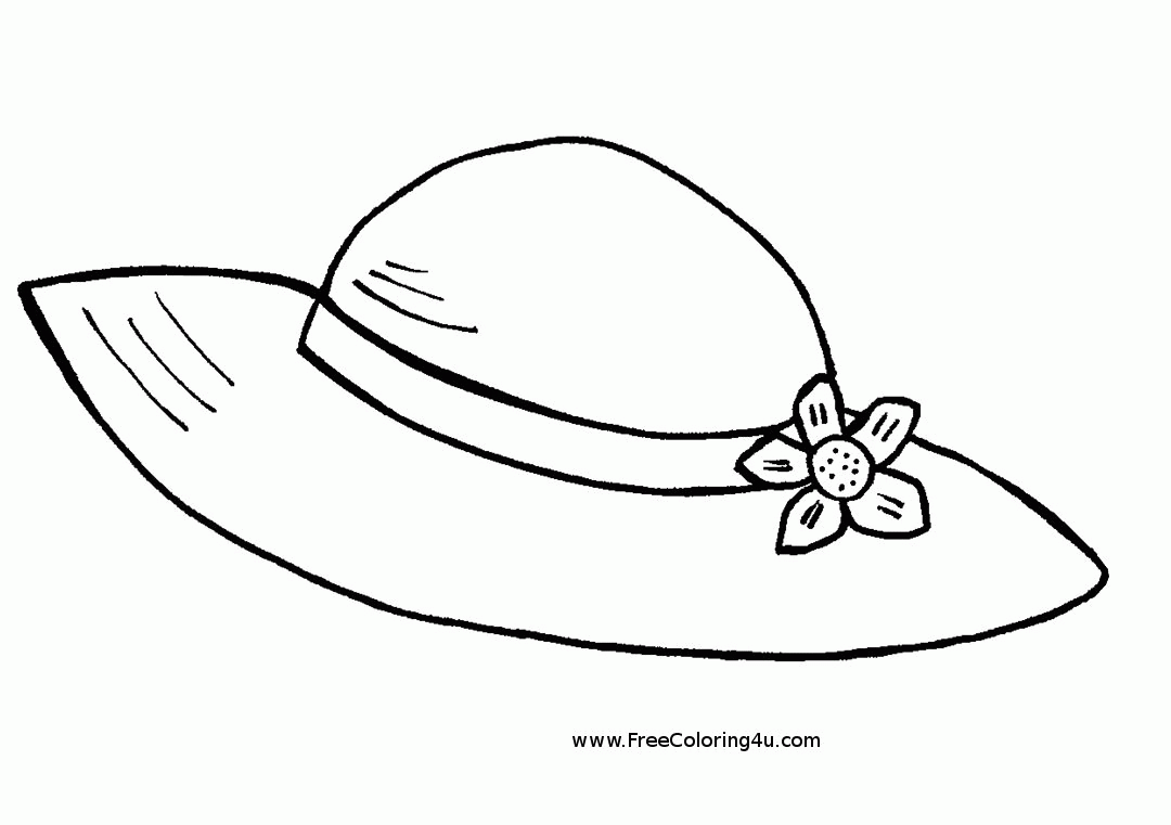Top Hat 6 Cool Coloring Page