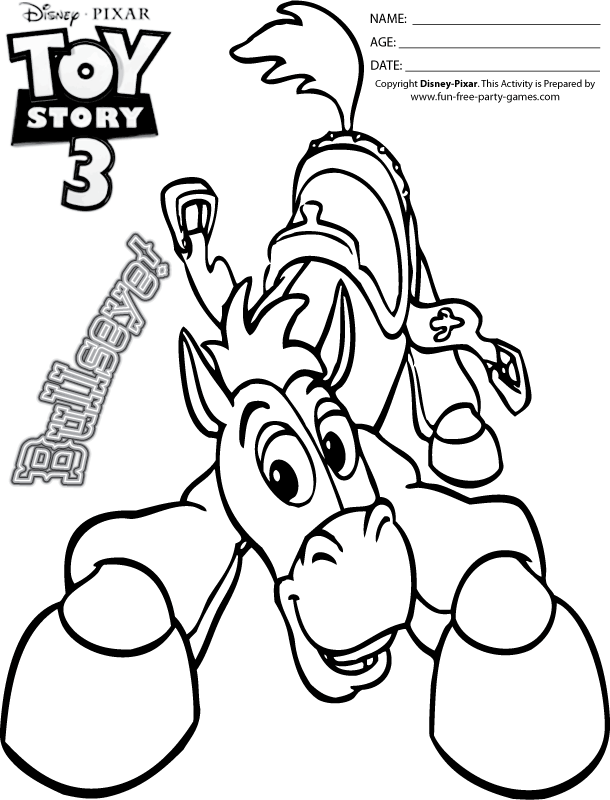 Toy Story 17 For Kids Coloring Page