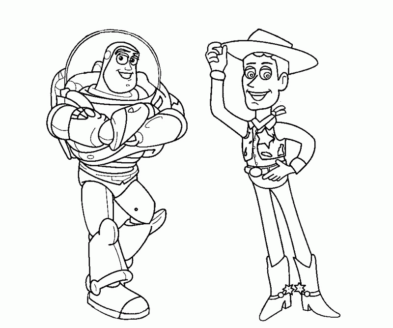Toy Story 18 Cool Coloring Page