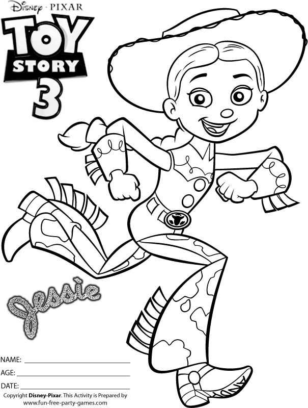 Toy Story 21 For Kids Coloring Page