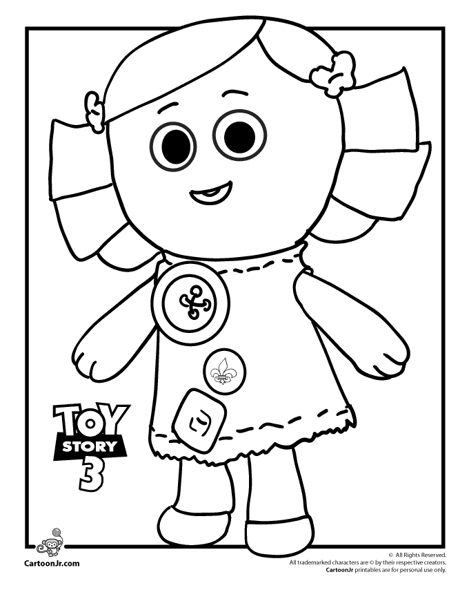 Cool Toy Story 8 Coloring Page
