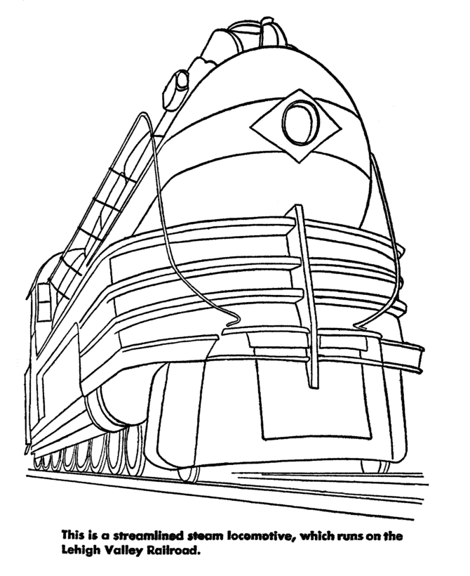 Train 14 Cool Coloring Page