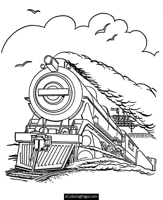 Train 18 Cool Coloring Page