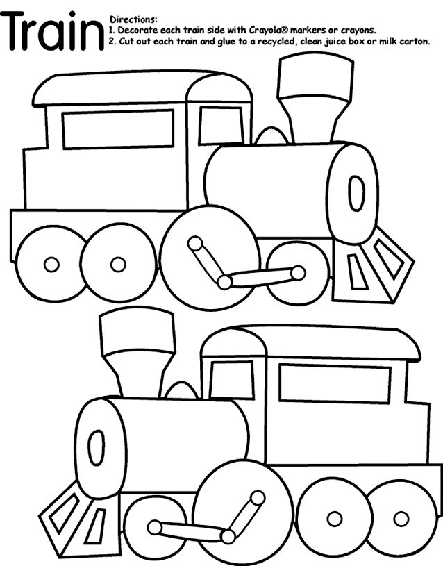 Train 22 Cool Coloring Page