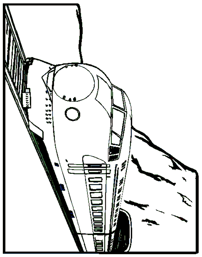 Cool Train 31 Coloring Page