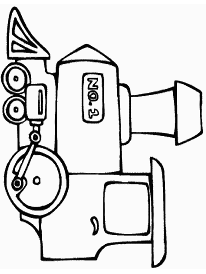 Train 33 For Kids Coloring Page