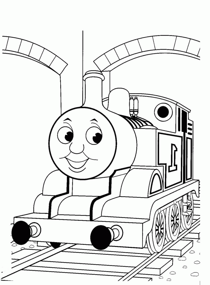 Train 36 Cool Coloring Page