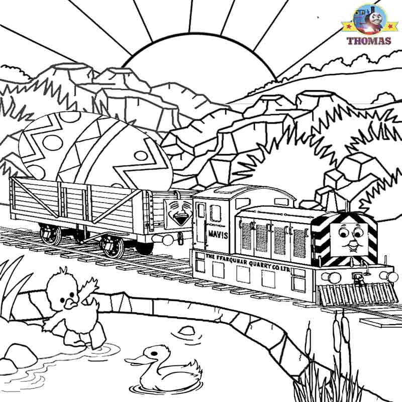 Cool Train 39 Coloring Page