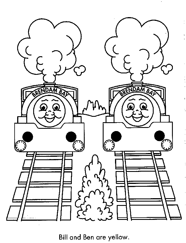 Train 40 For Kids Coloring Page