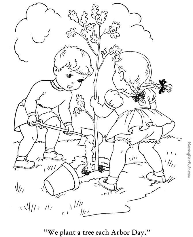 Tree 12 Cool Coloring Page