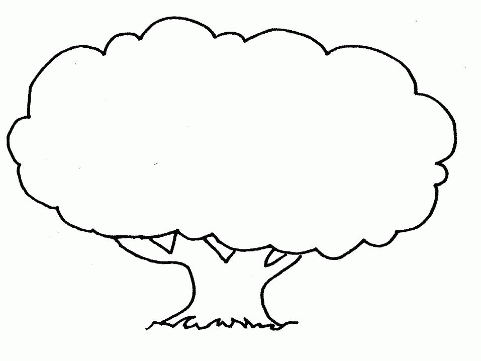 Tree 17 For Kids Coloring Page