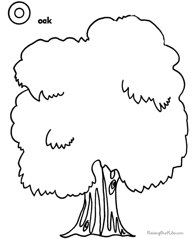 Tree 2 Cool Coloring Page