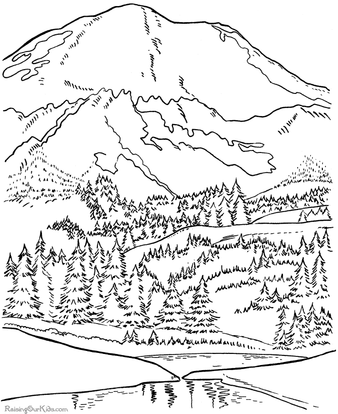 Tree 4 Cool Coloring Page