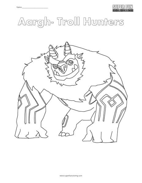 Trollhunters 11 Cool Coloring Page