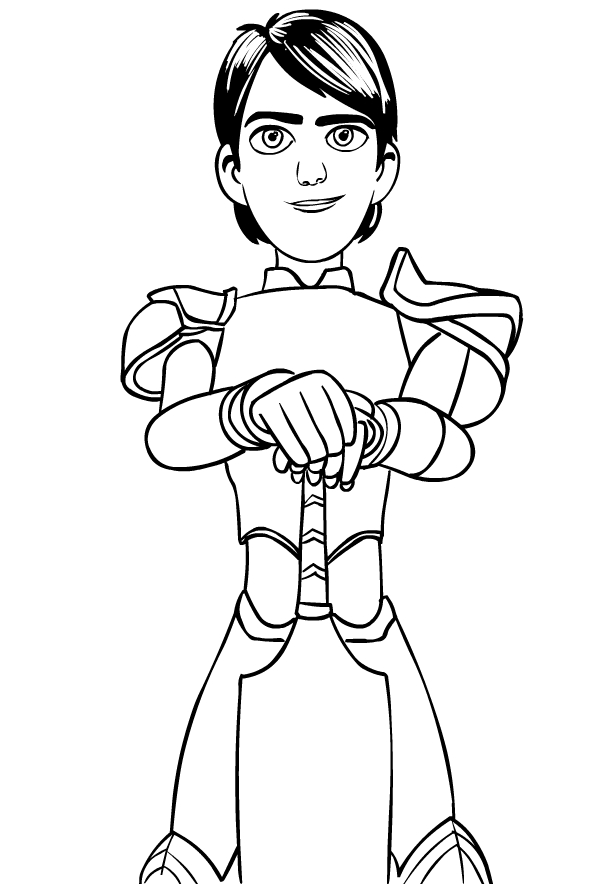 Trollhunters 13 Cool Coloring Page