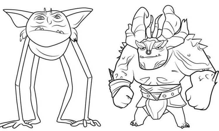 Cool Trollhunters 20 Coloring Page