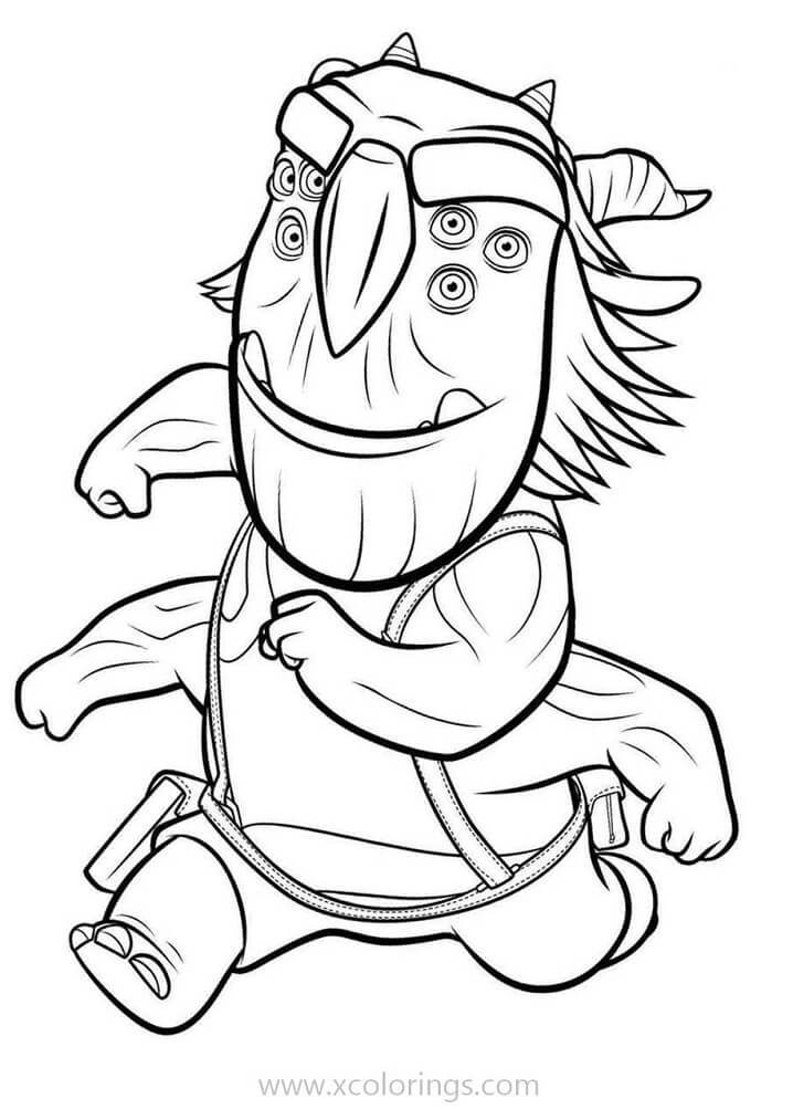 Cool Trollhunters 4 Coloring Page