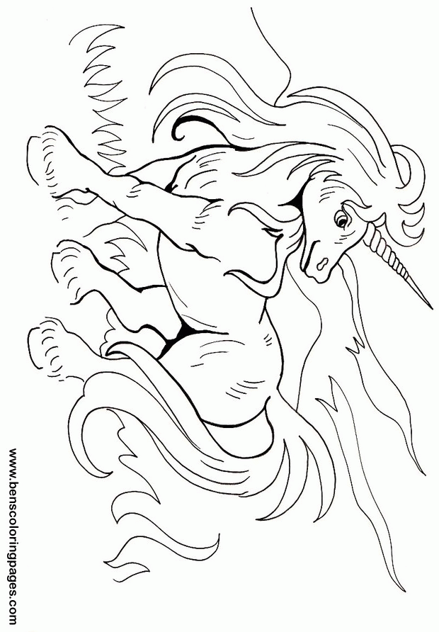 Unicorn 11 Cool Coloring Page