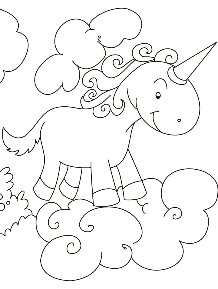 Unicorn 13 Cool Coloring Page