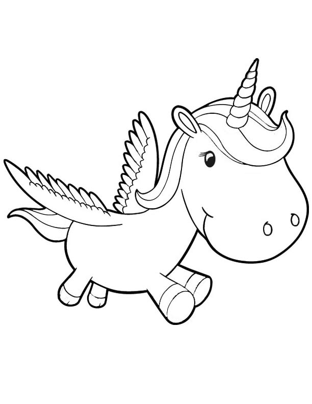 Unicorn 15 Cool Coloring Page