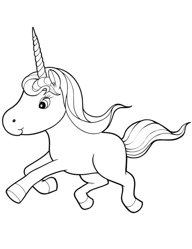 Unicorn 26 Cool Coloring Page