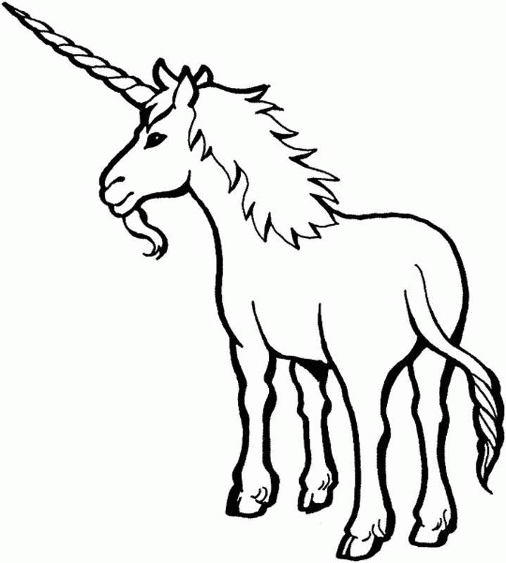 Unicorn 28 Cool Coloring Page