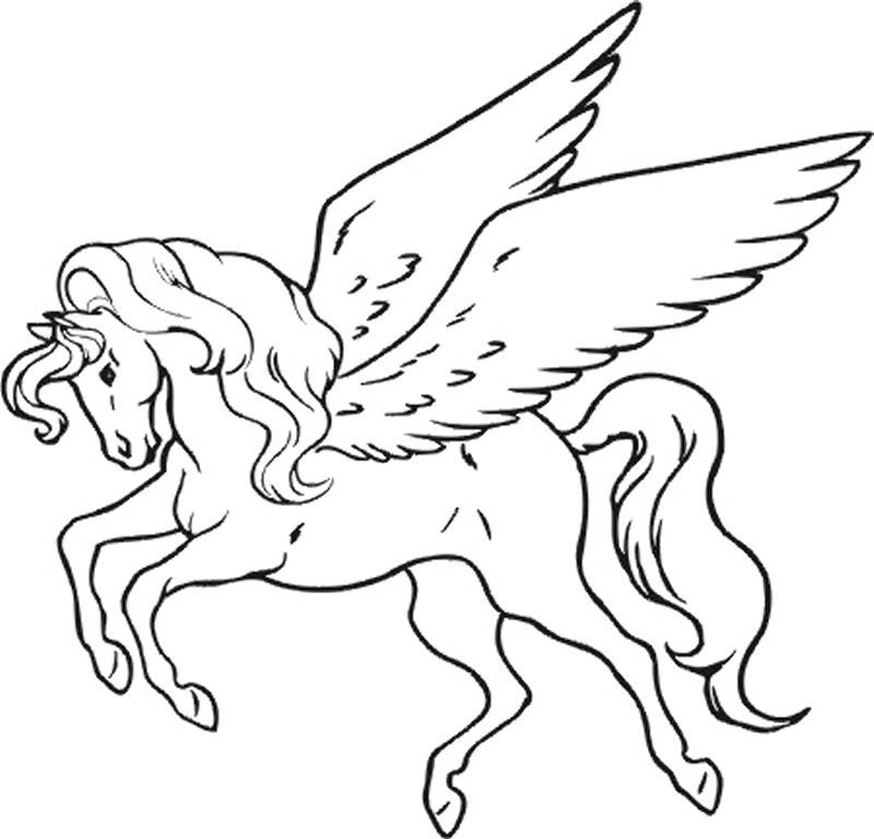 Unicorn 37 For Kids Coloring Page