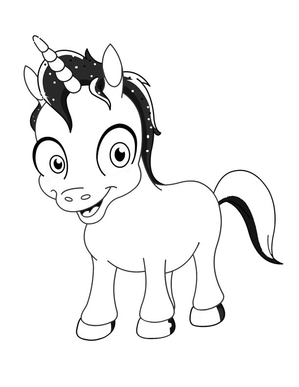 Unicorn 38 Cool Coloring Page