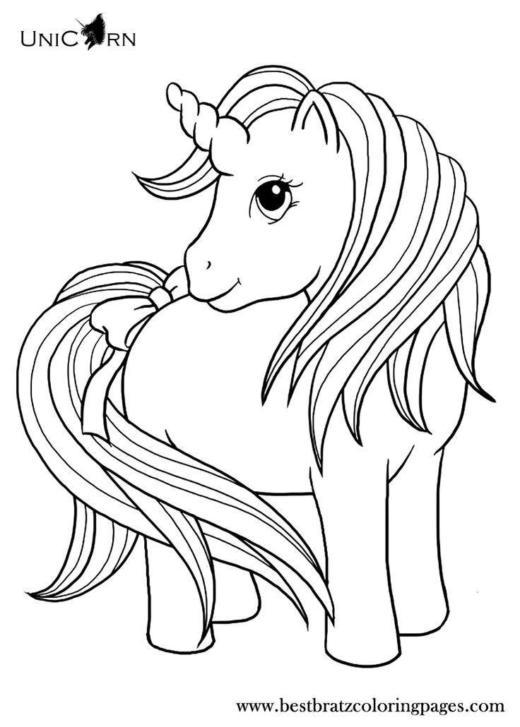 Cool Unicorn 39 Coloring Page