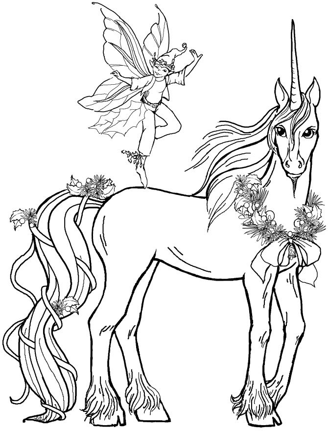 Unicorn 40 Cool Coloring Page