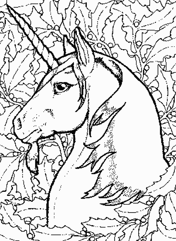 Unicorn 41 For Kids Coloring Page