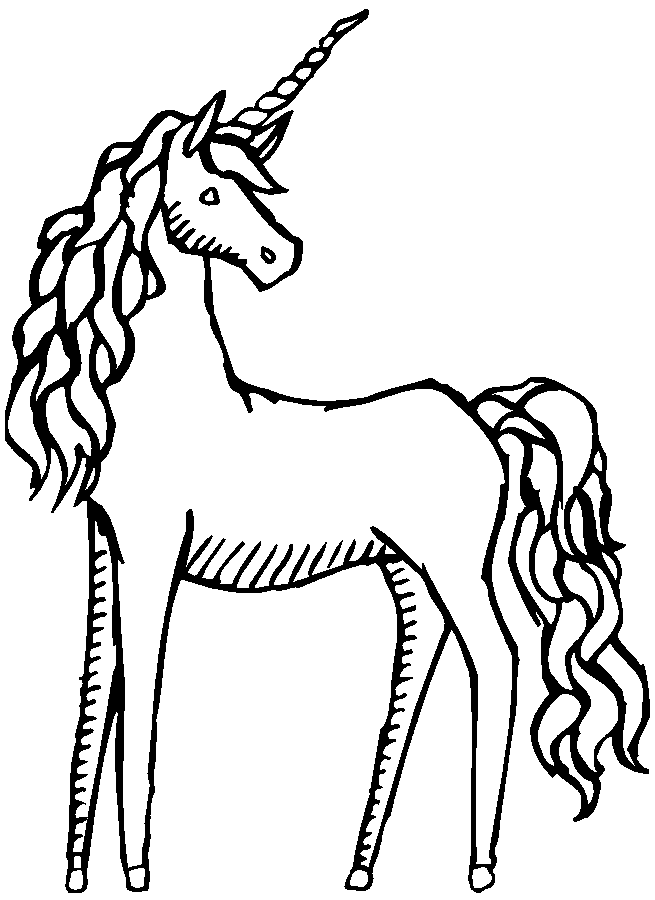 Unicorn 9 Cool Coloring Page