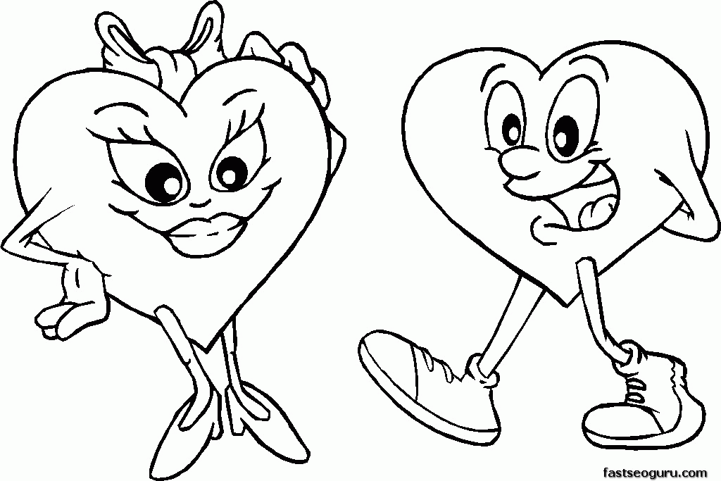 Valentine’s Day 10 Cool Coloring Page