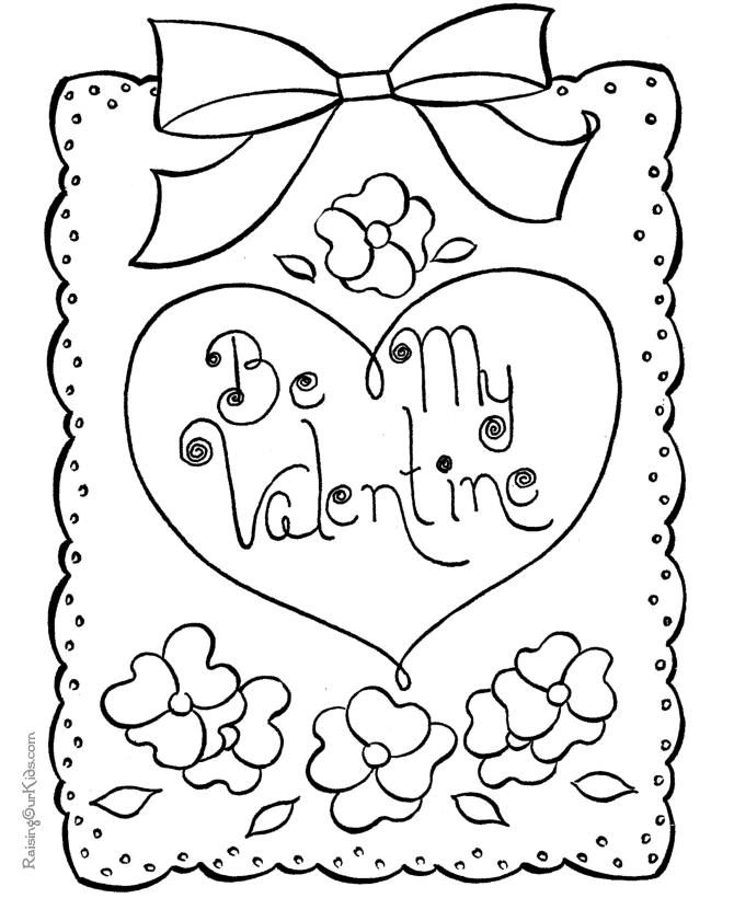 Valentine’s Day 12 Cool Coloring Page