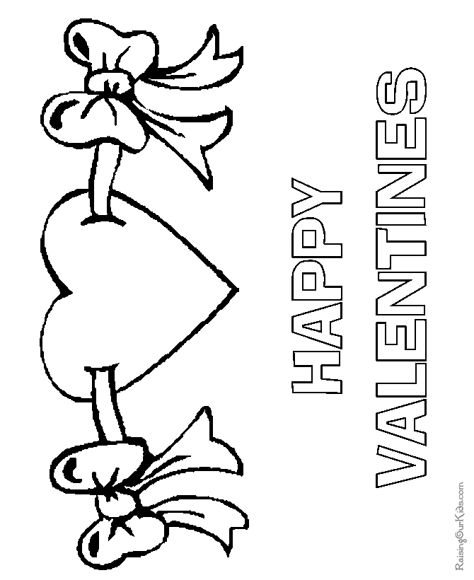 Valentine’s Day 18 Cool Coloring Page