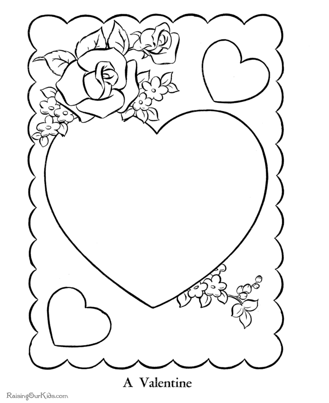 Cool Valentine’s Day 19 Coloring Page