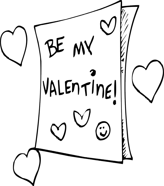 Valentine’s Day 2 Cool Coloring Page