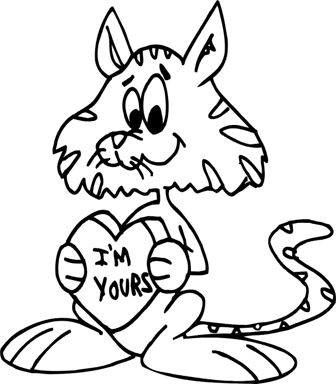 Cool Valentine’s Day 27 Coloring Page